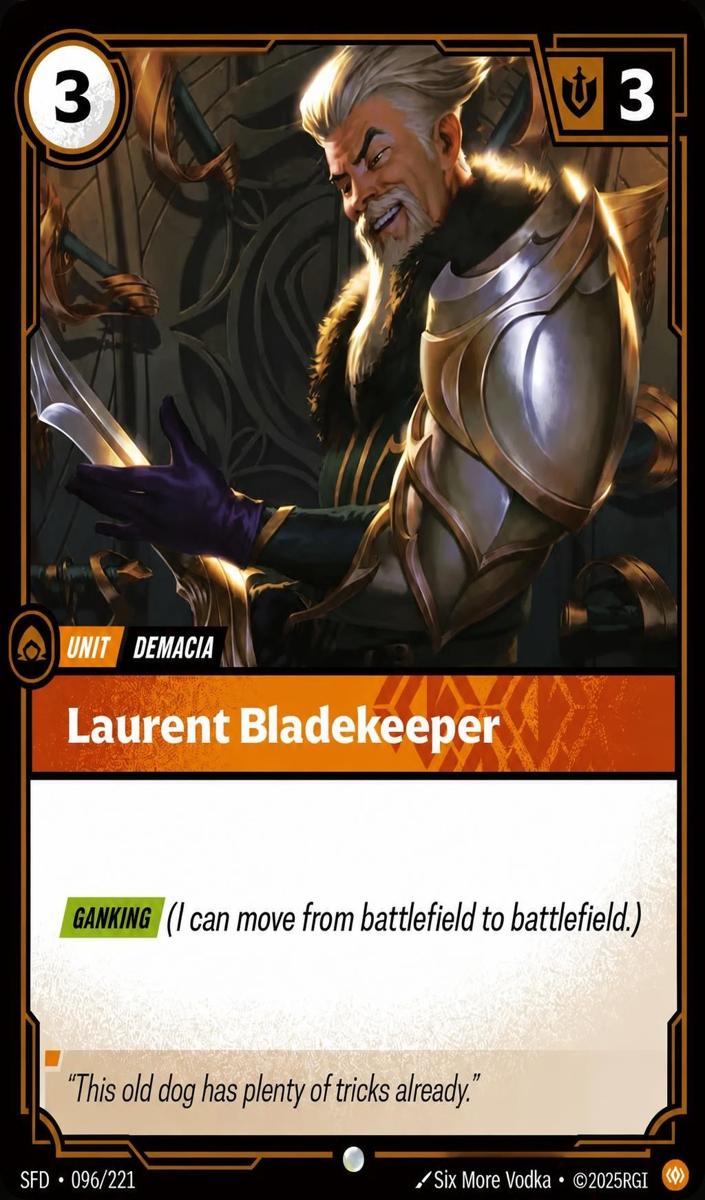 2026 Laurent Bladekeeper #96