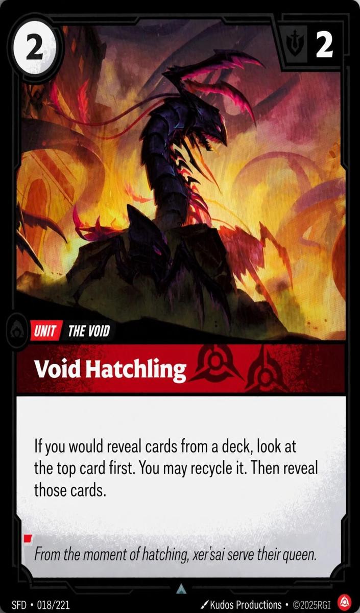 2026 Void Hatchling [Foil] #18