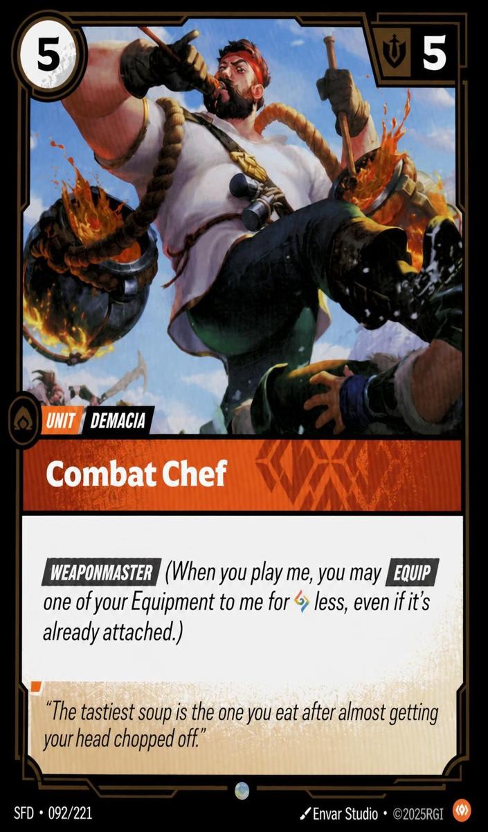 2026 Combat Chef [Foil] #92