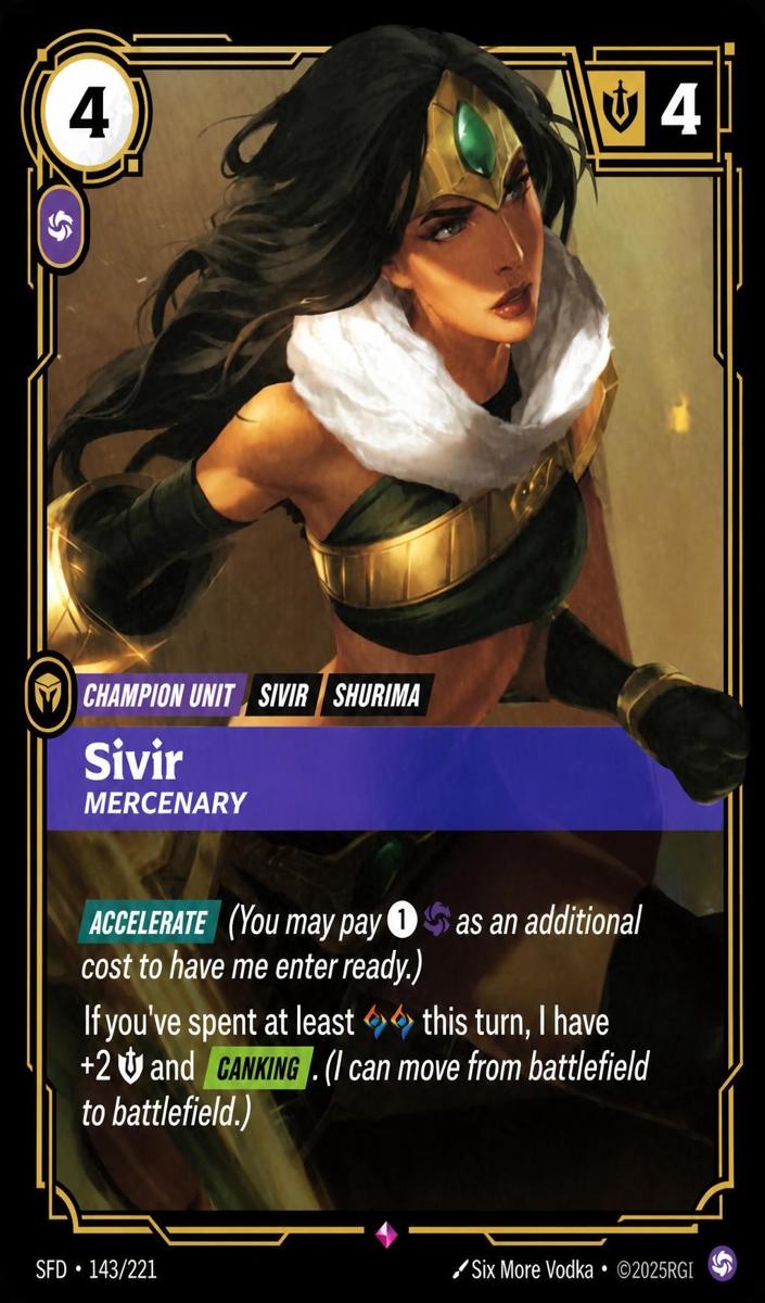 2026 Sivir - Mercenary [Foil] #143