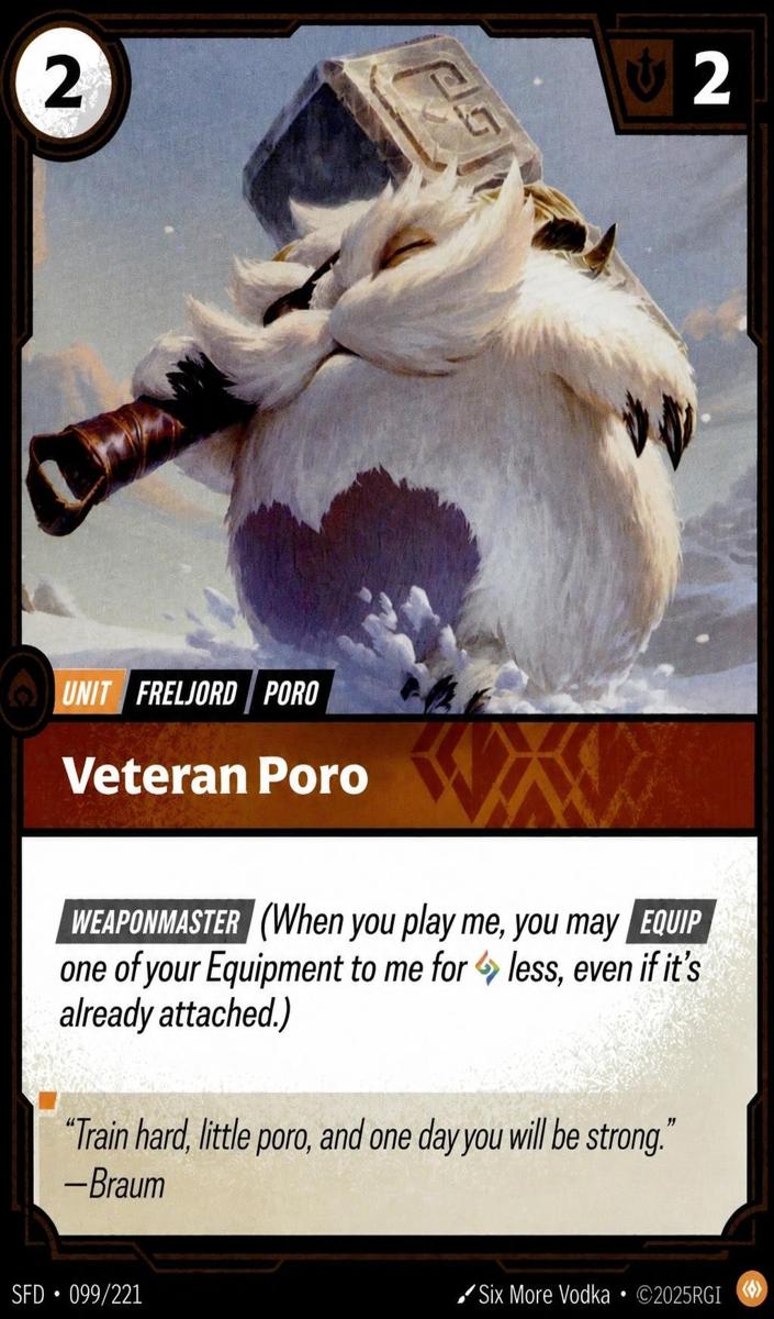 2026 Veteran Poro [Foil] #99