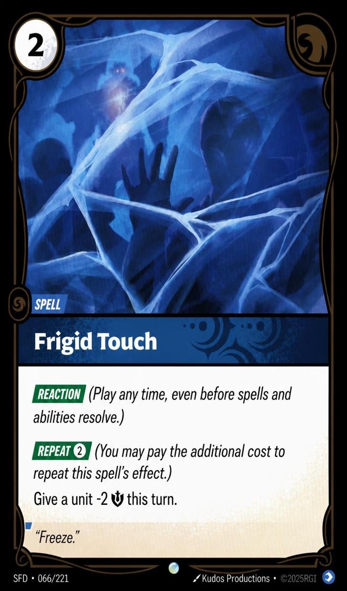 2026 Frigid Touch [Foil] #66