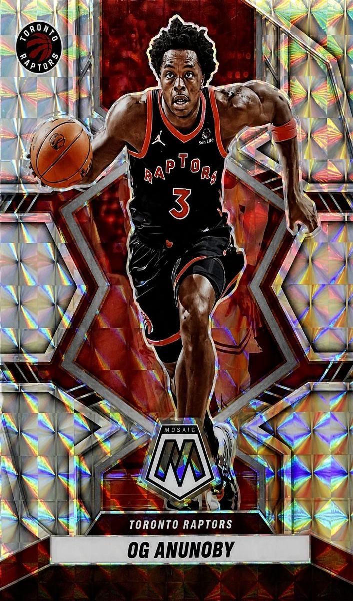 2021 Panini Mosaic OG Anunoby [Purple] #60 card