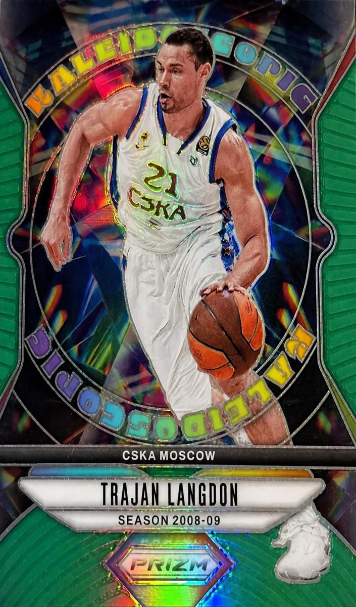 2024 Panini Prizm Turkish Airlines EuroLeague Trajan Langdon #4 card