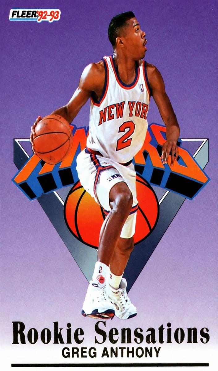 1992 Fleer Greg Anthony #1 card