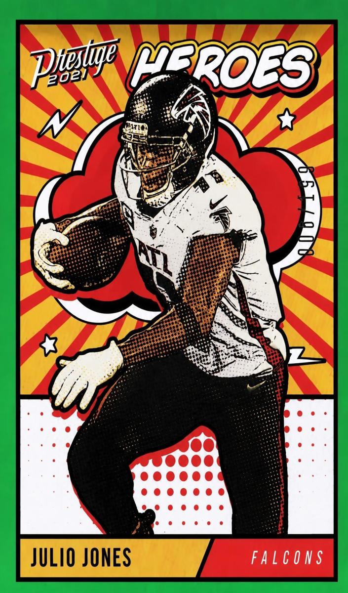 2021 Julio Jones [Xtra Points Green] #HE-14