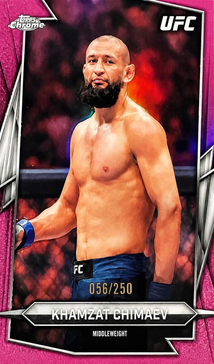 2026 Khamzat Chimaev [Pink Refractor] #125