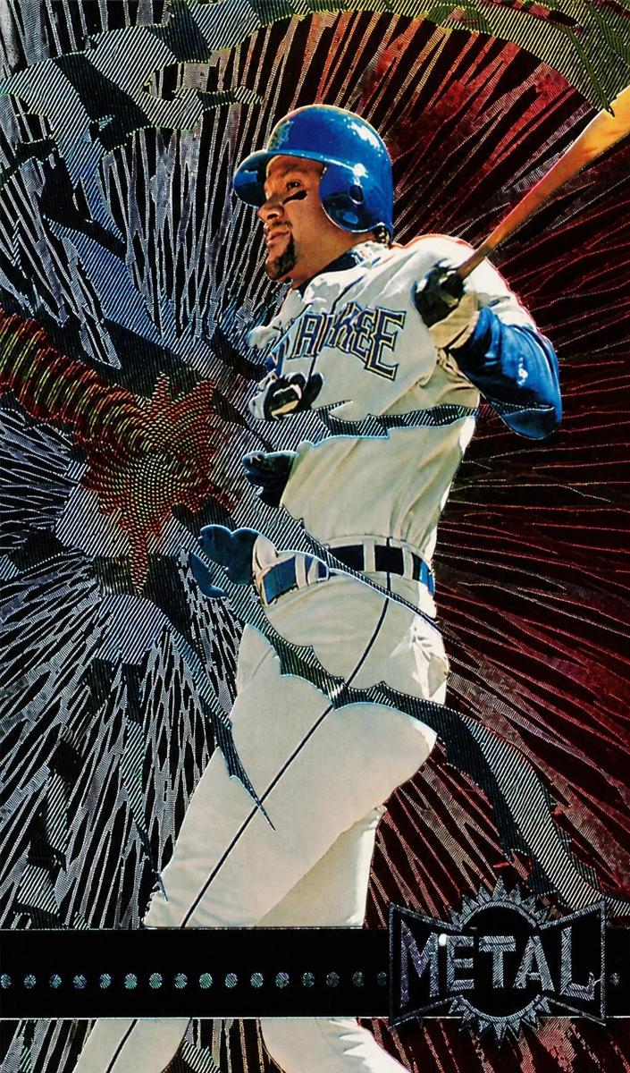 1996 Metal Universe John Jaha #70 card