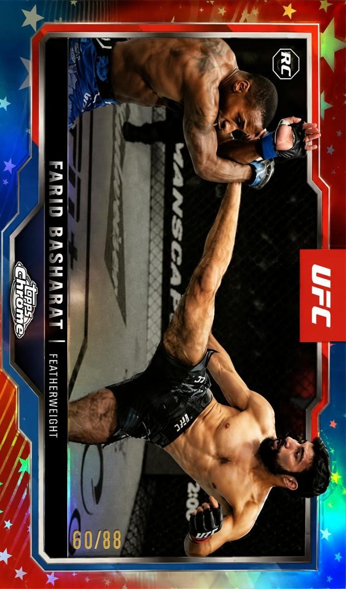 2025 Farid Basharat [Red White Blue Refractor] #132