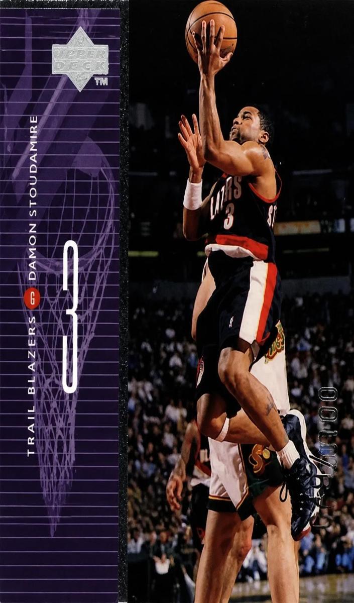 1998 Upper Deck Damon Stoudamire [Silver] #A23 card