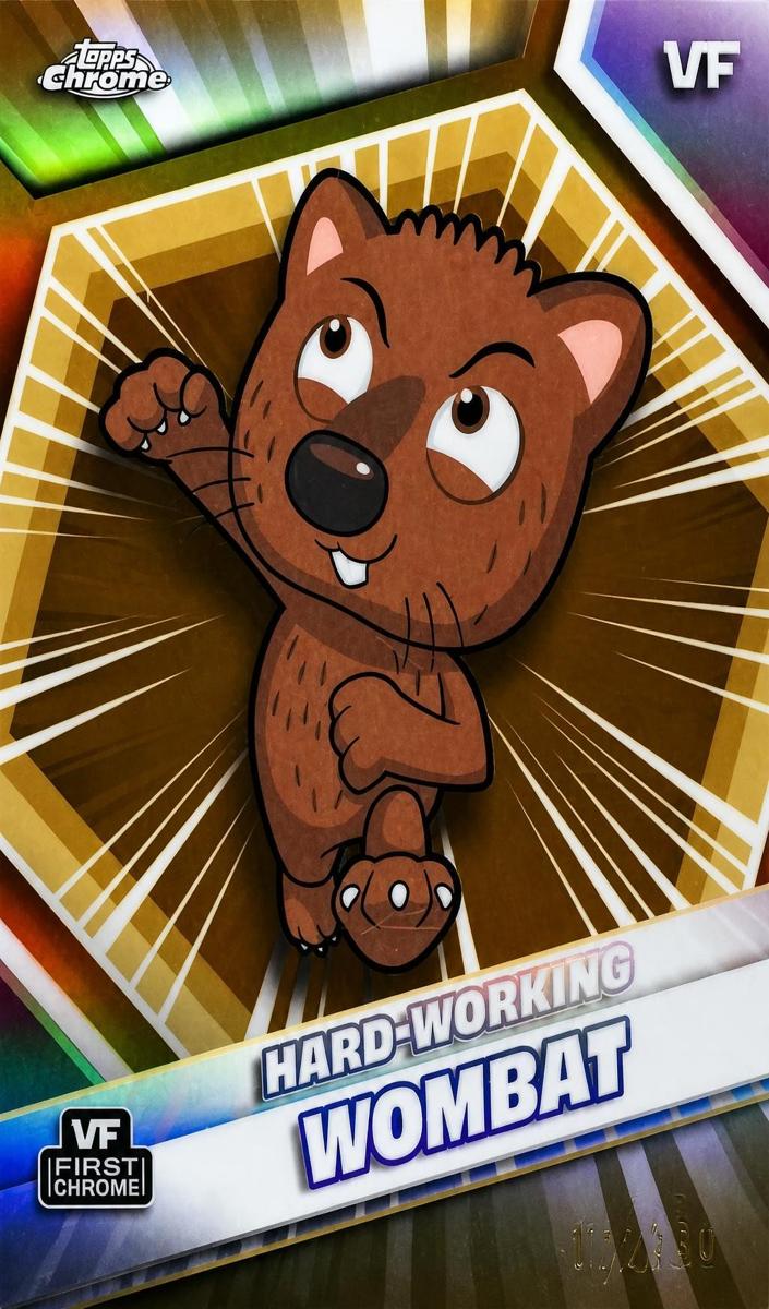 2026 Hard-Working Wombat [Gold Refractor] #91