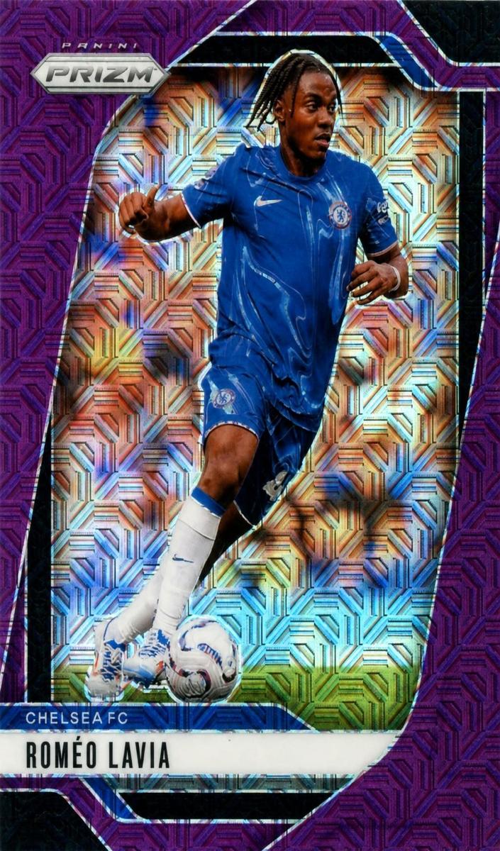 2024 Panini Prizm Premier League Romeo Lavia [Choice Green] #95 card