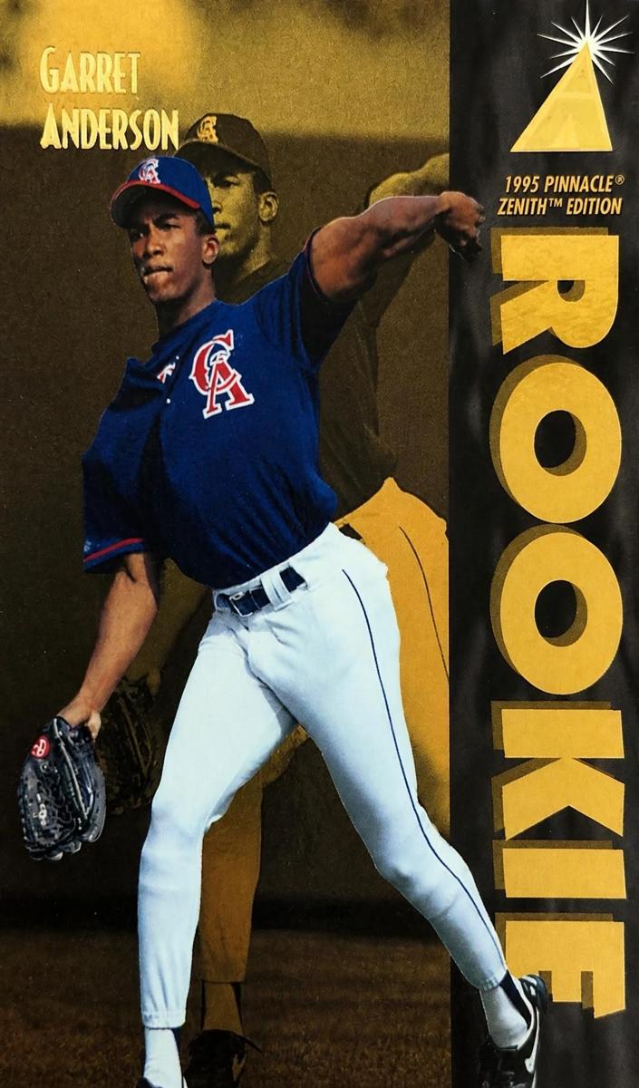 1995 Zenith Garret Anderson #140 card