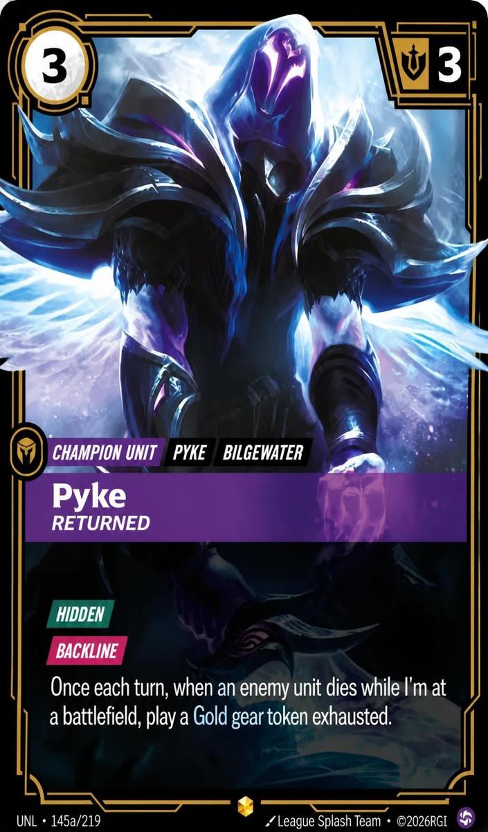 2026 Pyke - Returned [Alternate Art] #145a