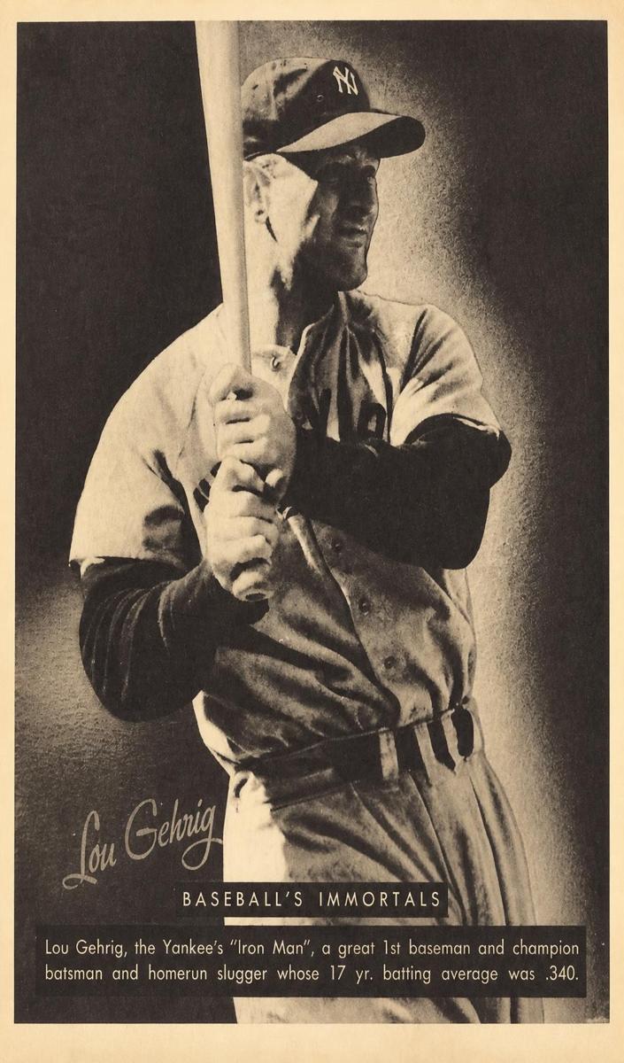 1949 Lou Gehrig #NNO