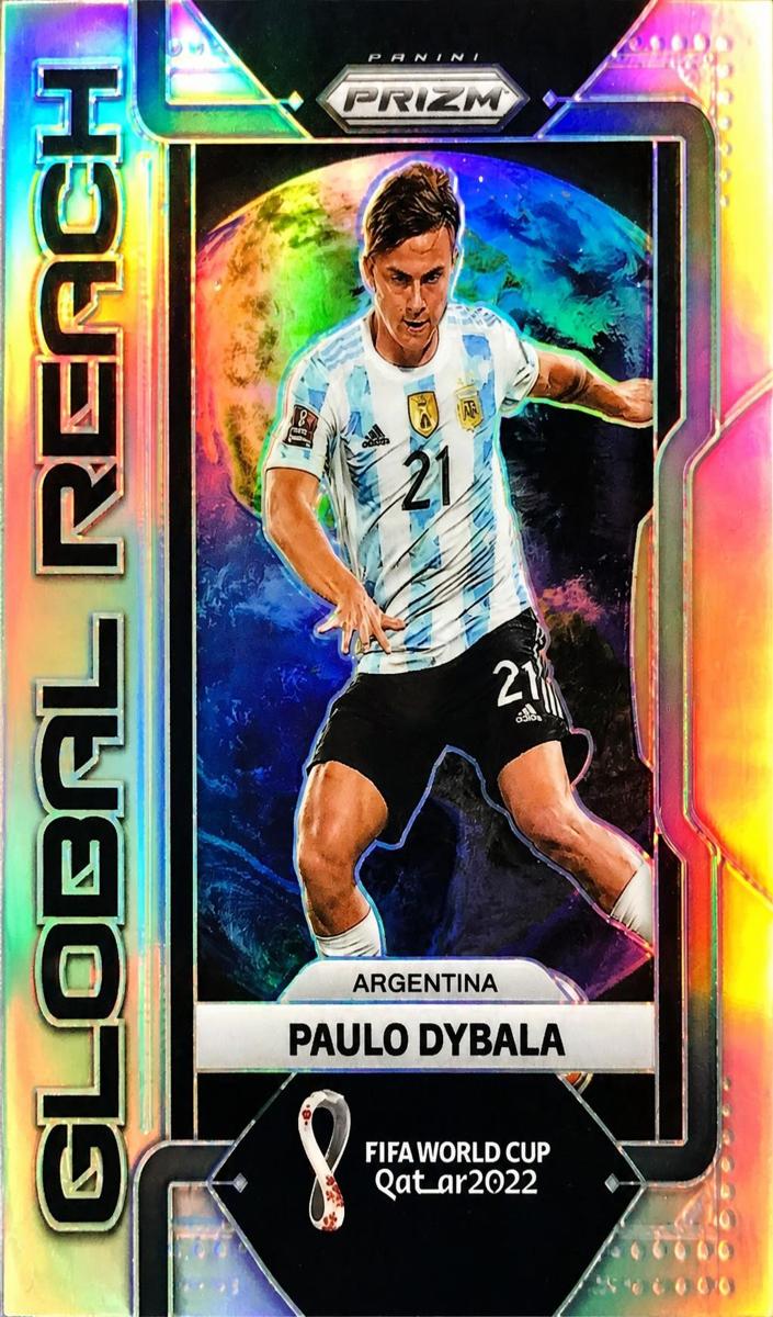 2022 Panini Prizm FIFA World Cup Qatar Paulo Dybala [Silver] #32 card