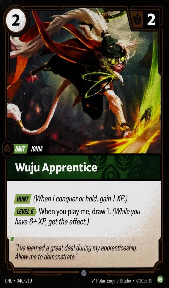2026 Wuju Apprentice [Foil] #40