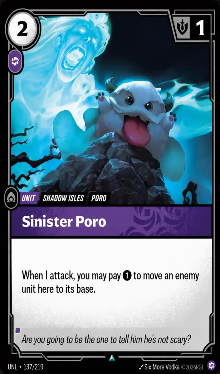 2026 Sinister Poro [Foil] #137