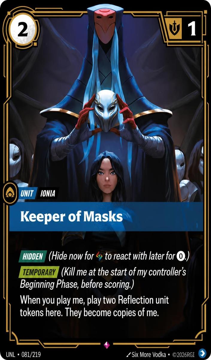 2026 Keeper of Masks #81