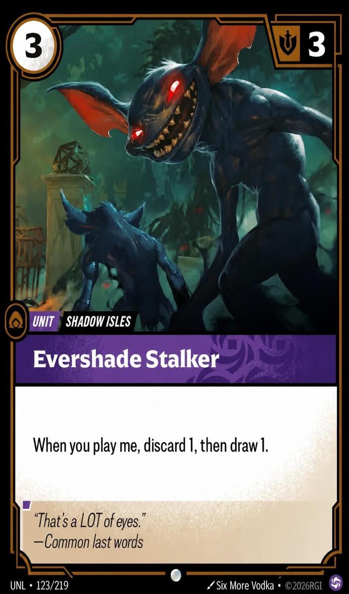 2026 Evershade Stalker #123