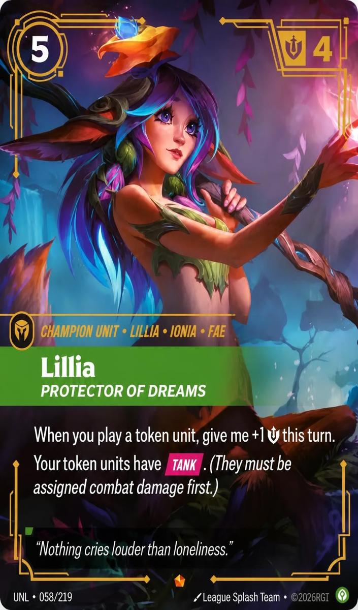 2026 Lillia - Protector of Dreams #58