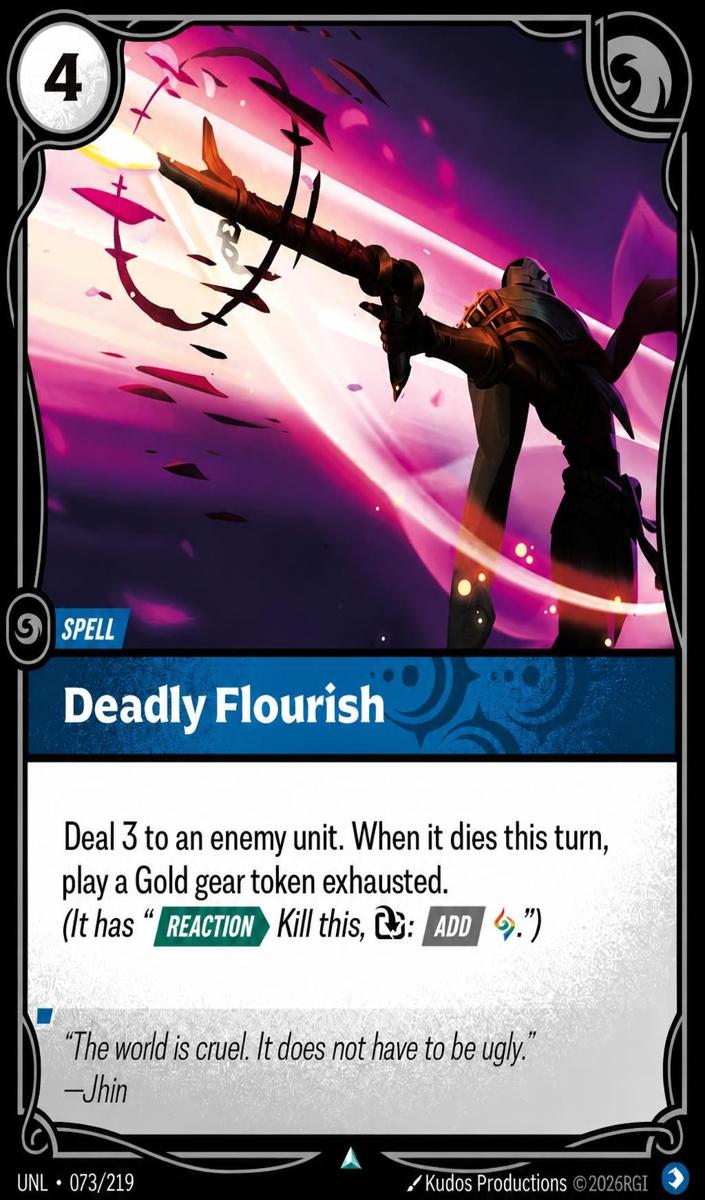 2026 Deadly Flourish #73
