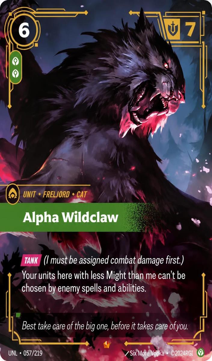 2026 Alpha Wildclaw #57