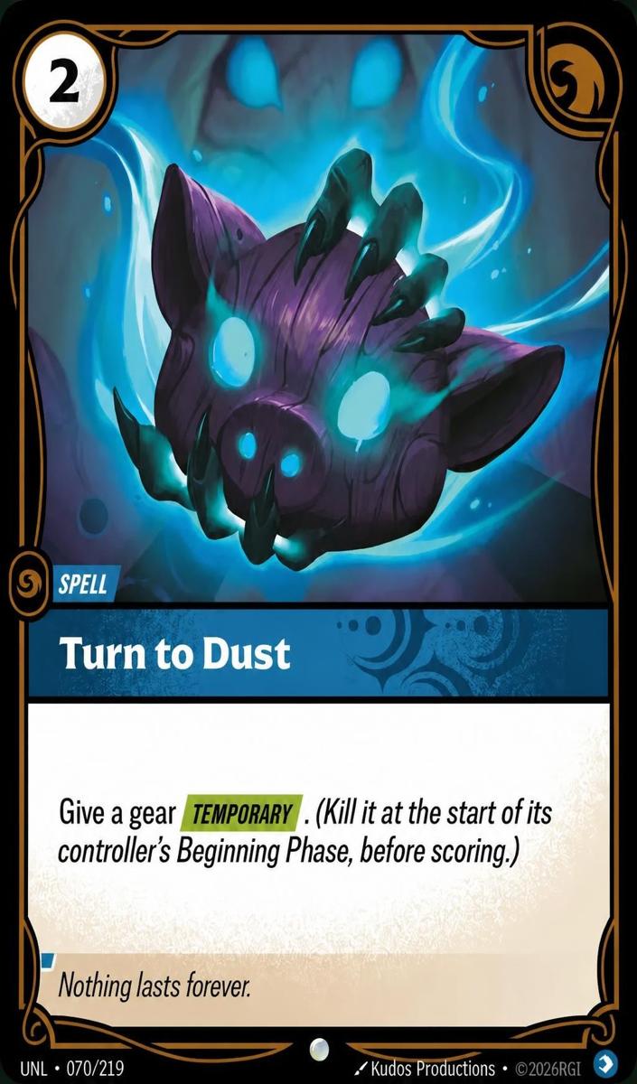 2026 Turn to Dust #70