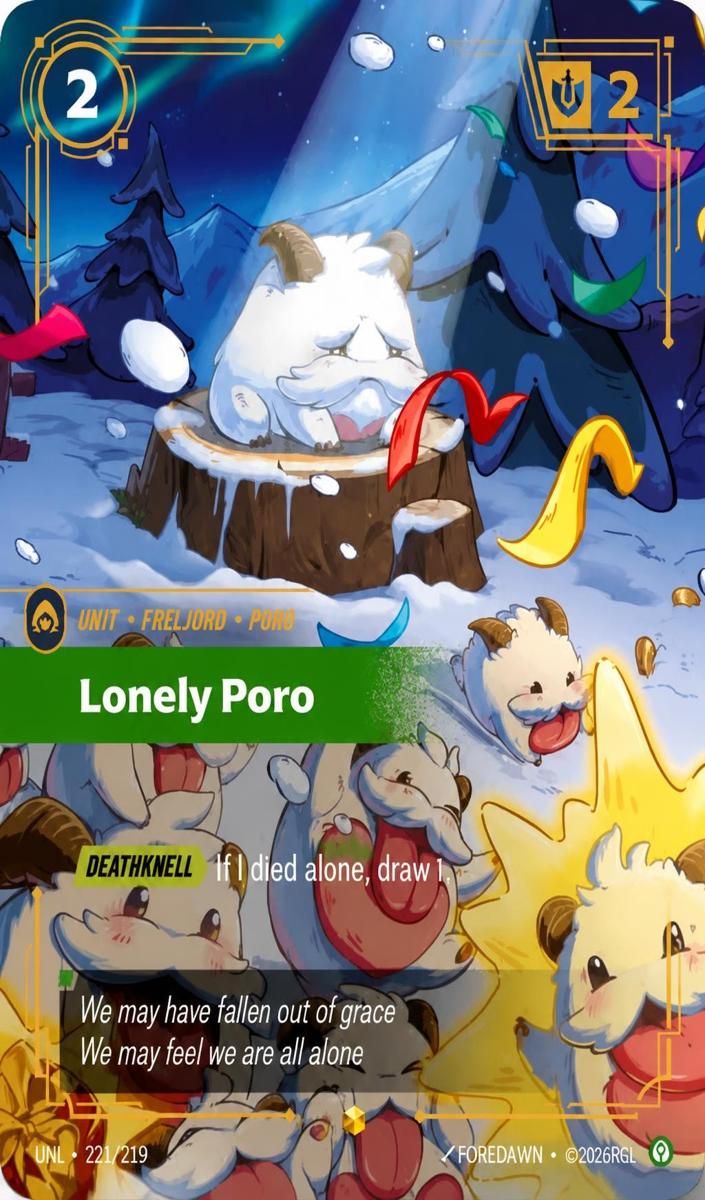 2026 Lonely Poro #221