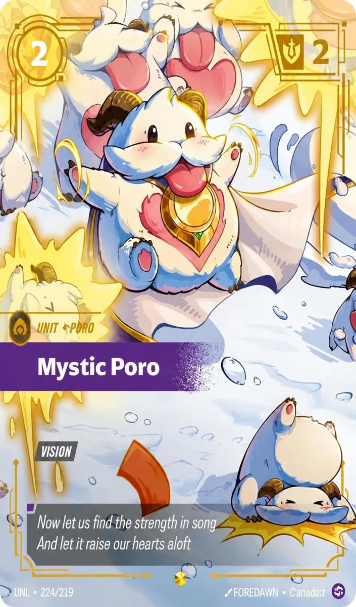 2026 Mystic Poro #224