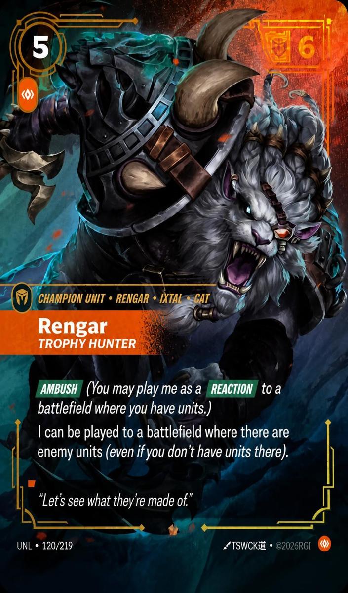 2026 Rengar - Trophy Hunter #120