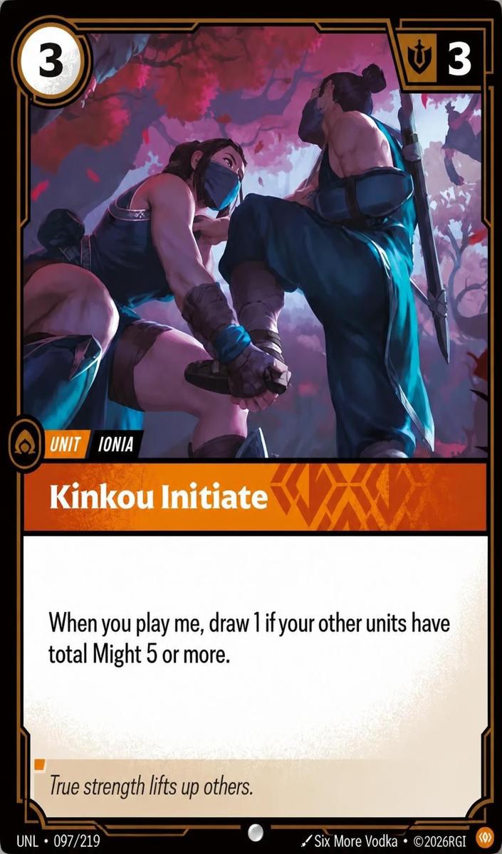 2026 Kinkou Initiate #97