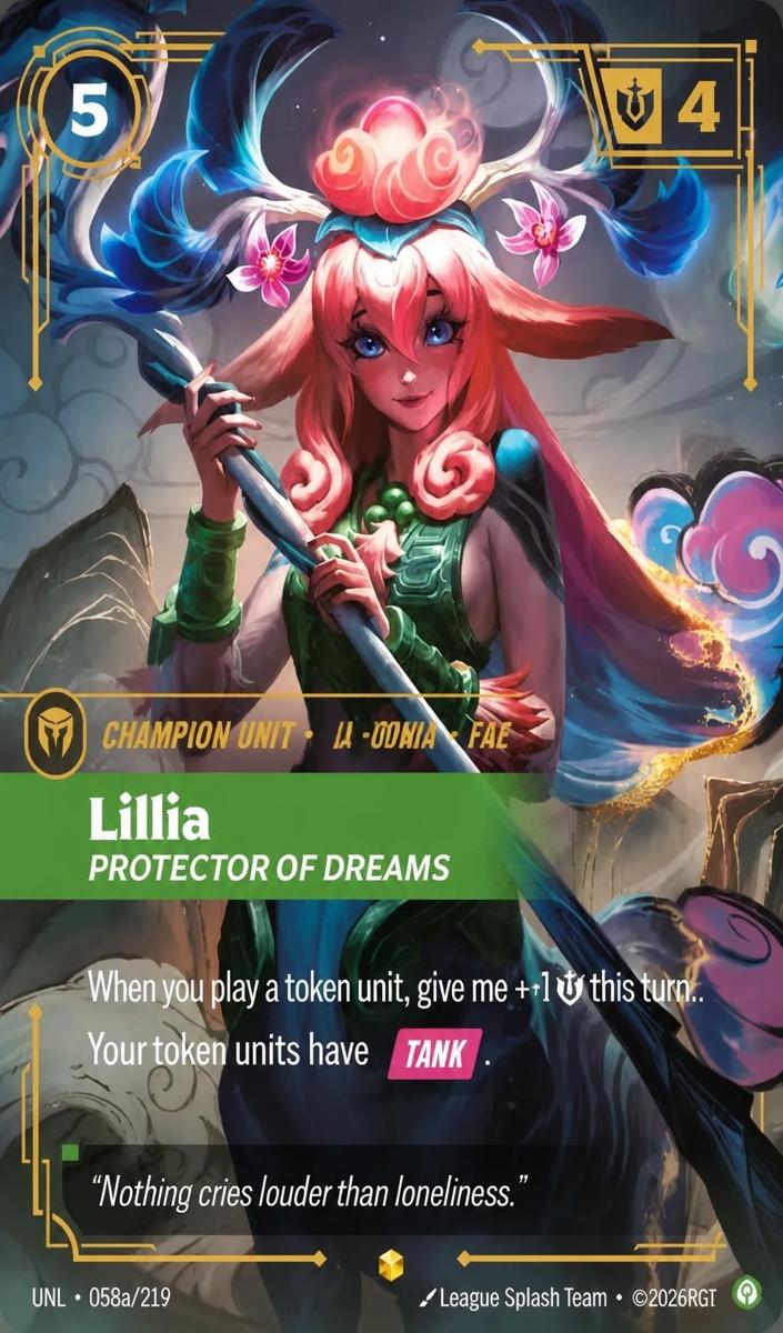 2026 Lillia - Protector of Dreams [Alternate Art] #58a