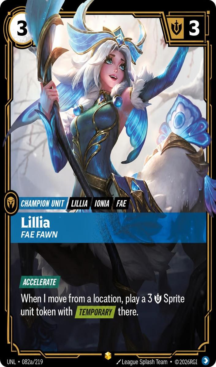 2026 Lillia - Fae Fawn [Alternate Art] #82a