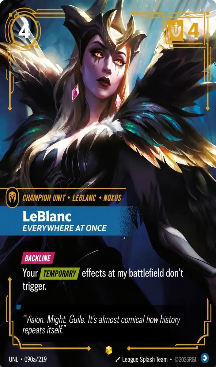2026 LeBlanc - Everywhere At Once [Alternate Art] #90a