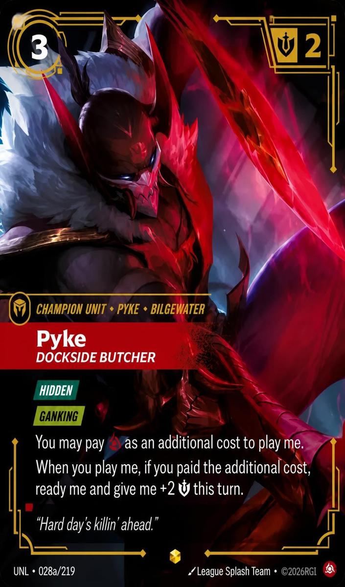 2026 Pyke - Dockside Butcher [Alternate Art] #28a