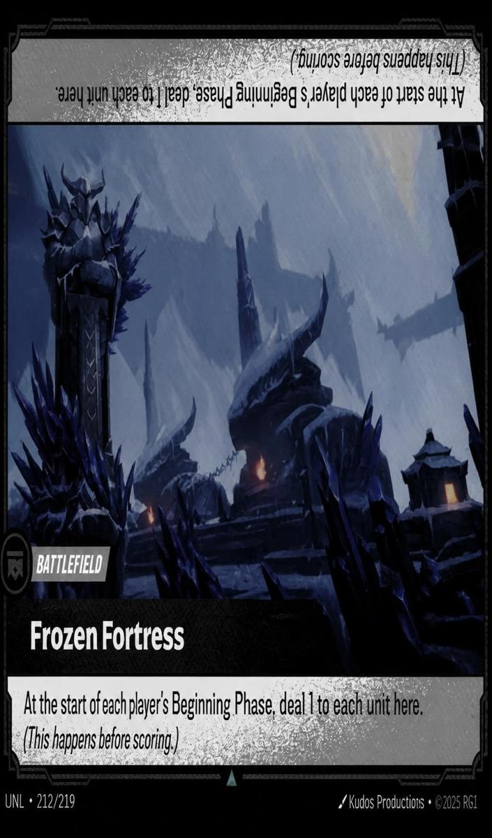 2026 Frozen Fortress #212