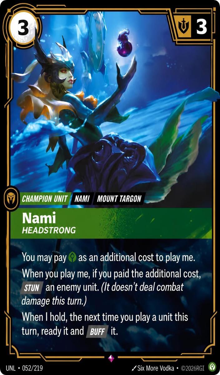 2026 Nami - Headstrong #52