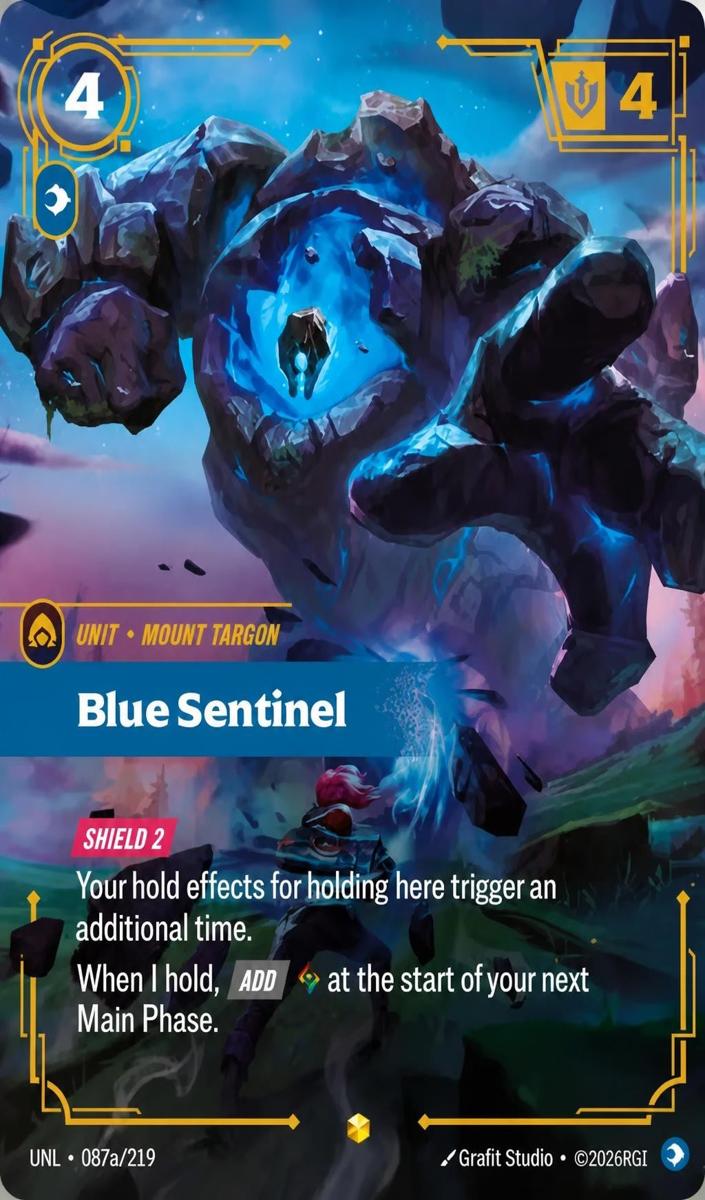 2026 Blue Sentinel [Alternate Art] #87a
