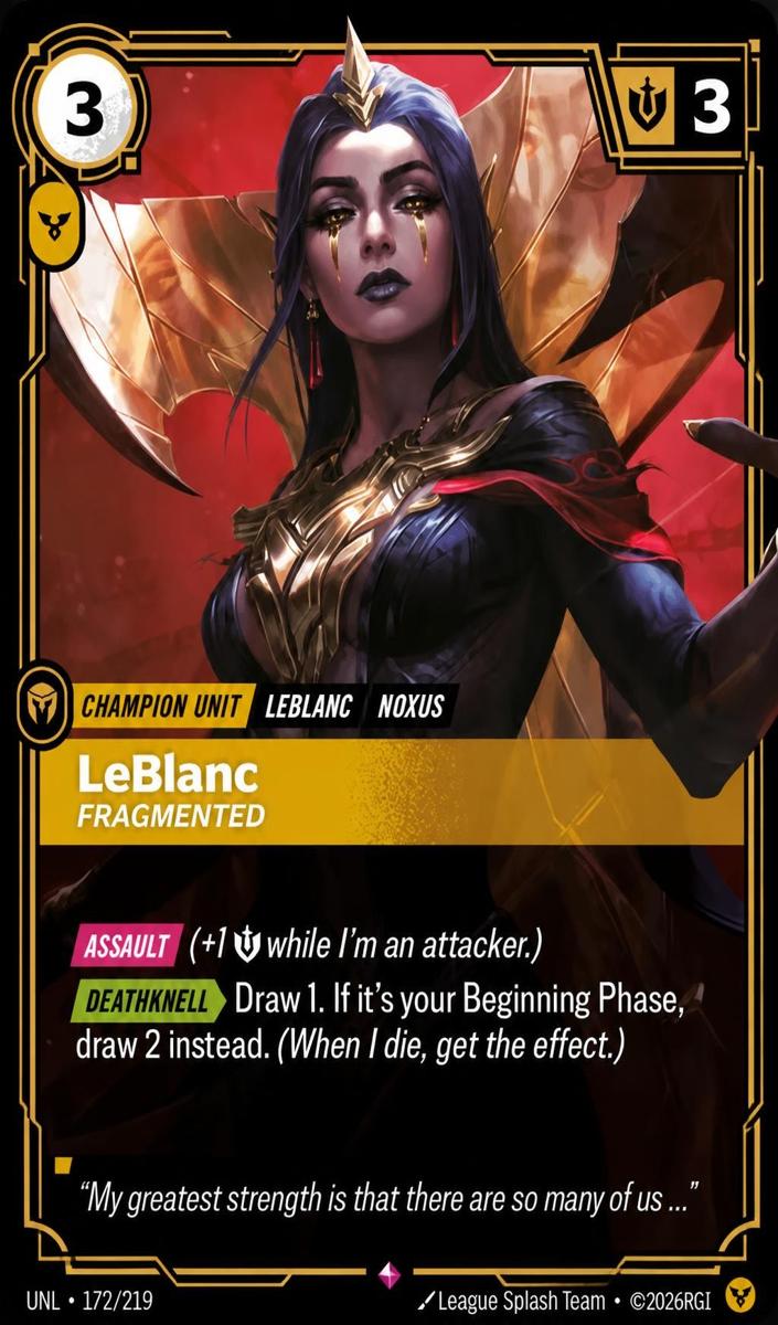 2026 LeBlanc - Fragmented #172