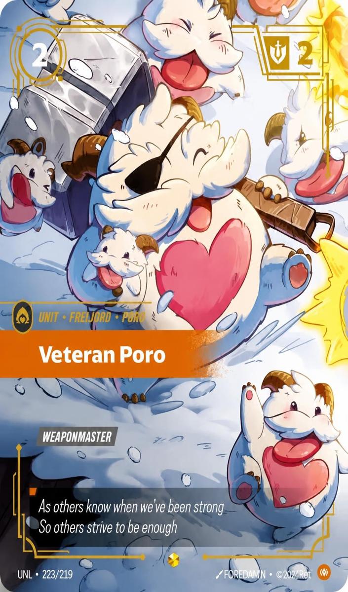 2026 Veteran Poro #223