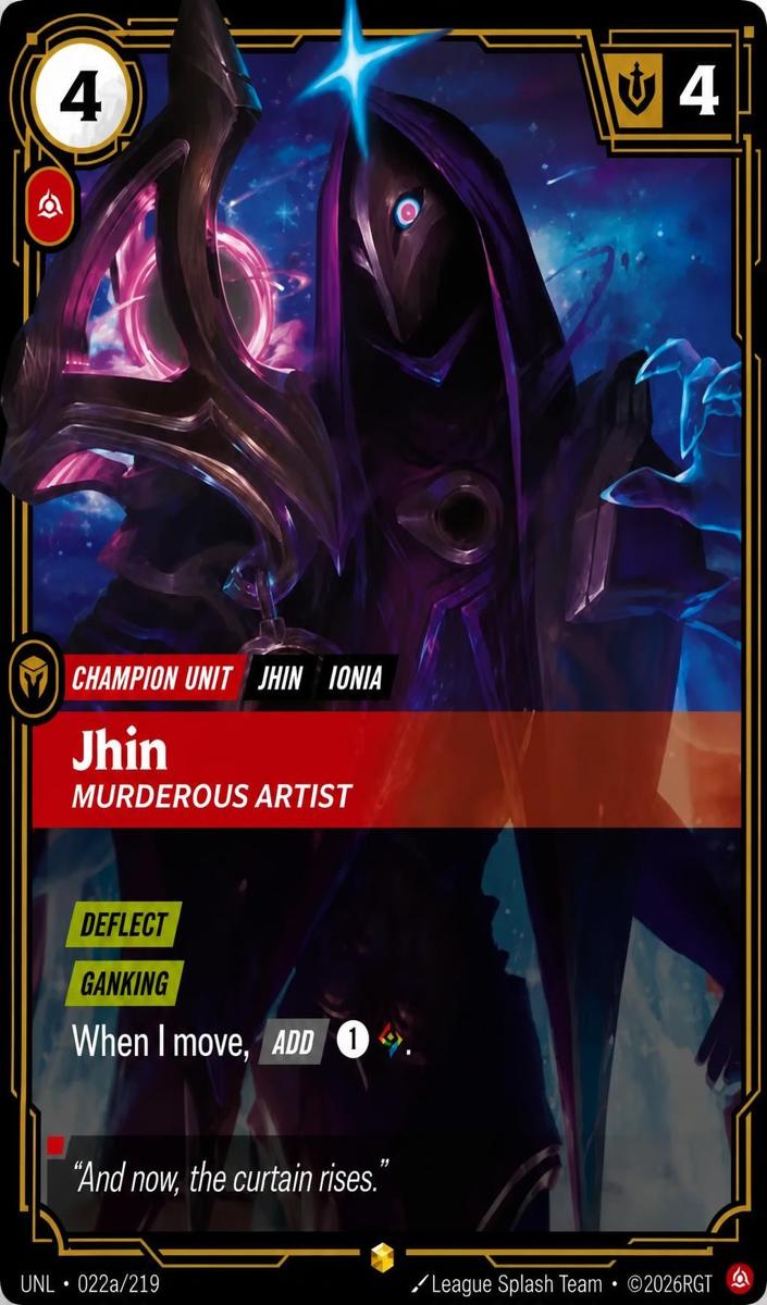 2026 Jhin - Murderous Artist [Alternate Art] #22a