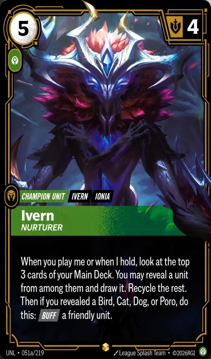 2026 Ivern - Nurturer [Alternate Art] #51a