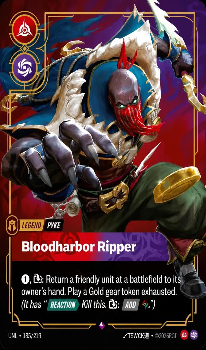 2026 Pyke - Bloodharbor Ripper #185