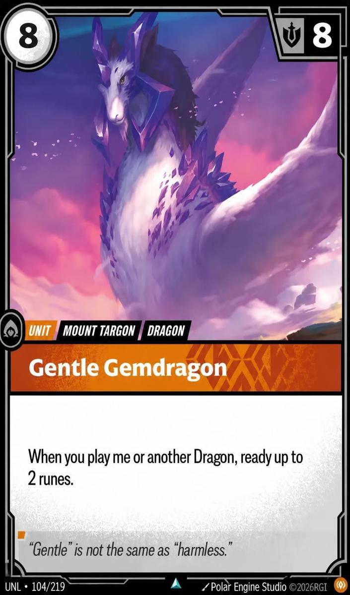 2026 Gentle Gemdragon #104