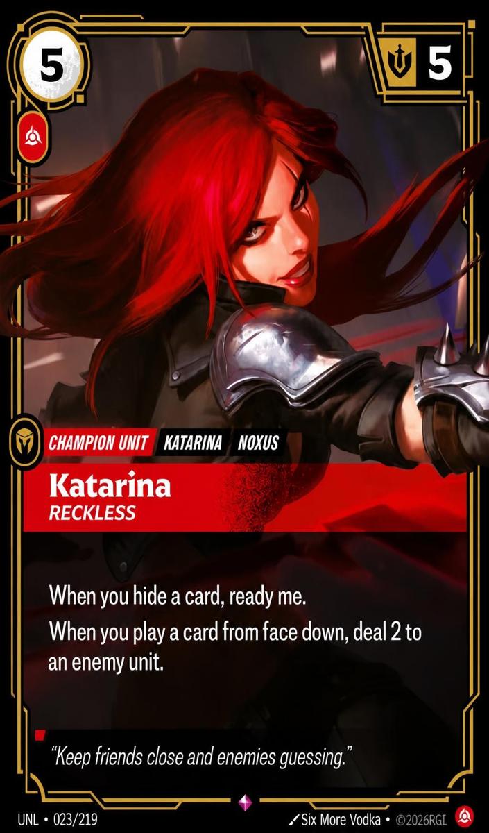 2026 Katarina - Reckless #23