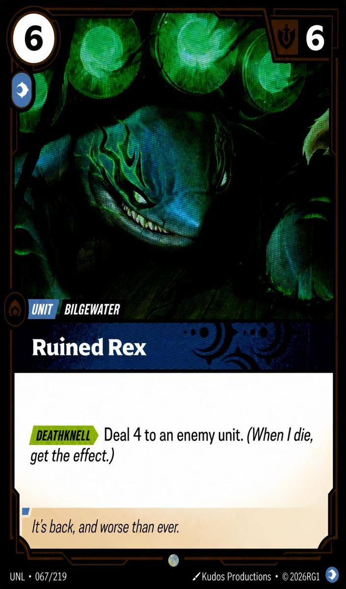 2026 Ruined Rex #67