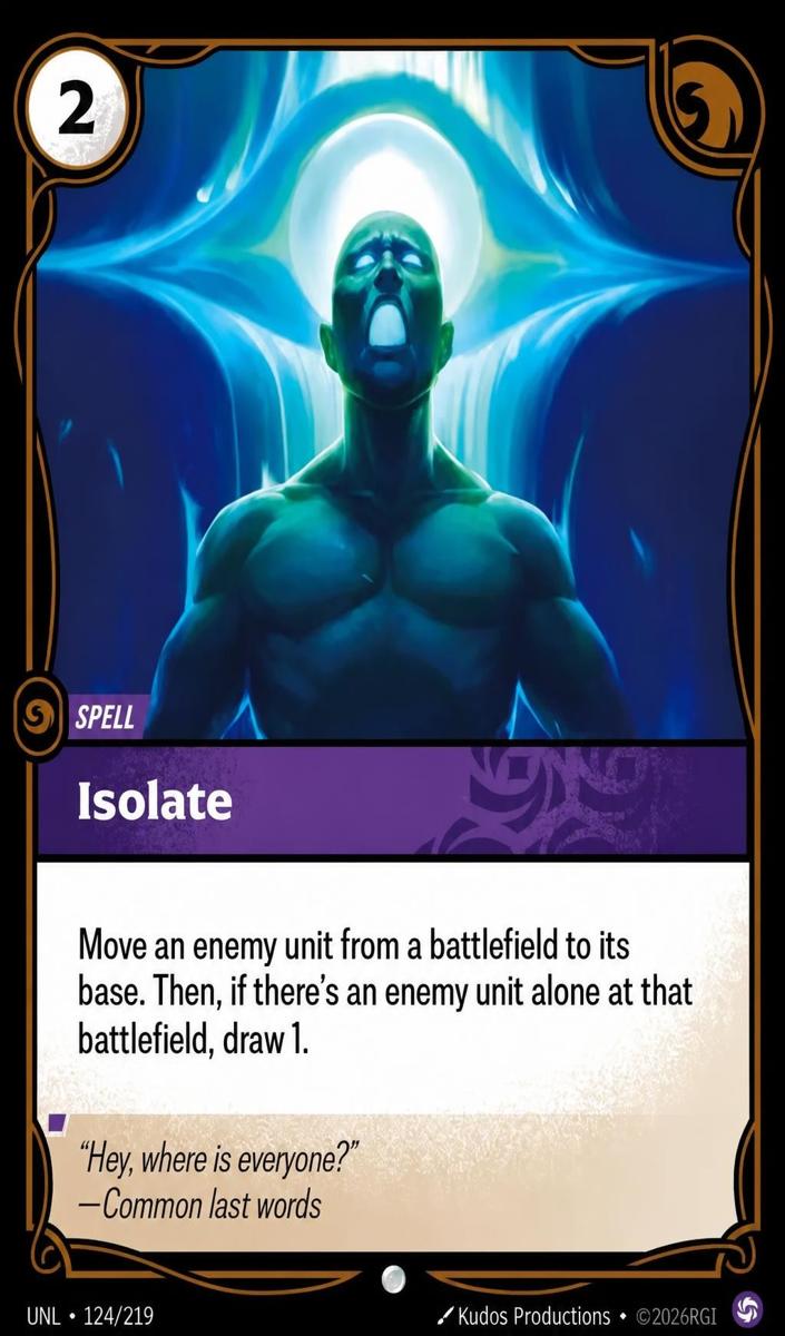 2026 Isolate #124