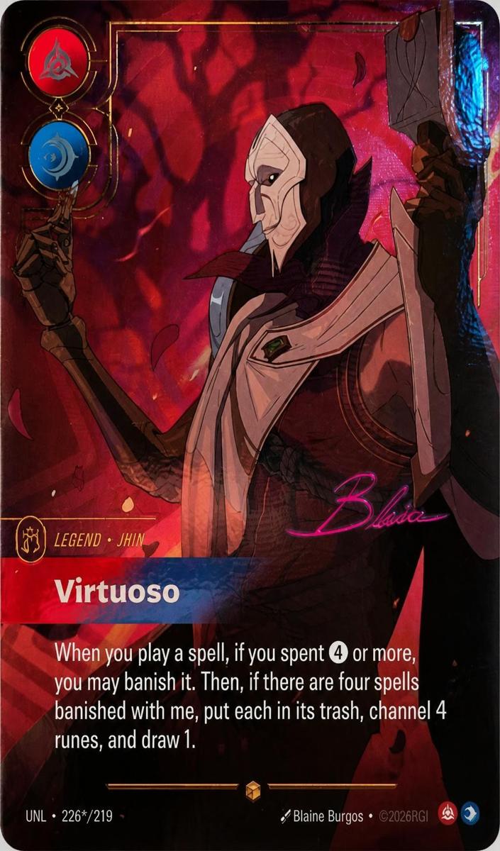 2026 Jhin - Virtuoso [Signature] #226