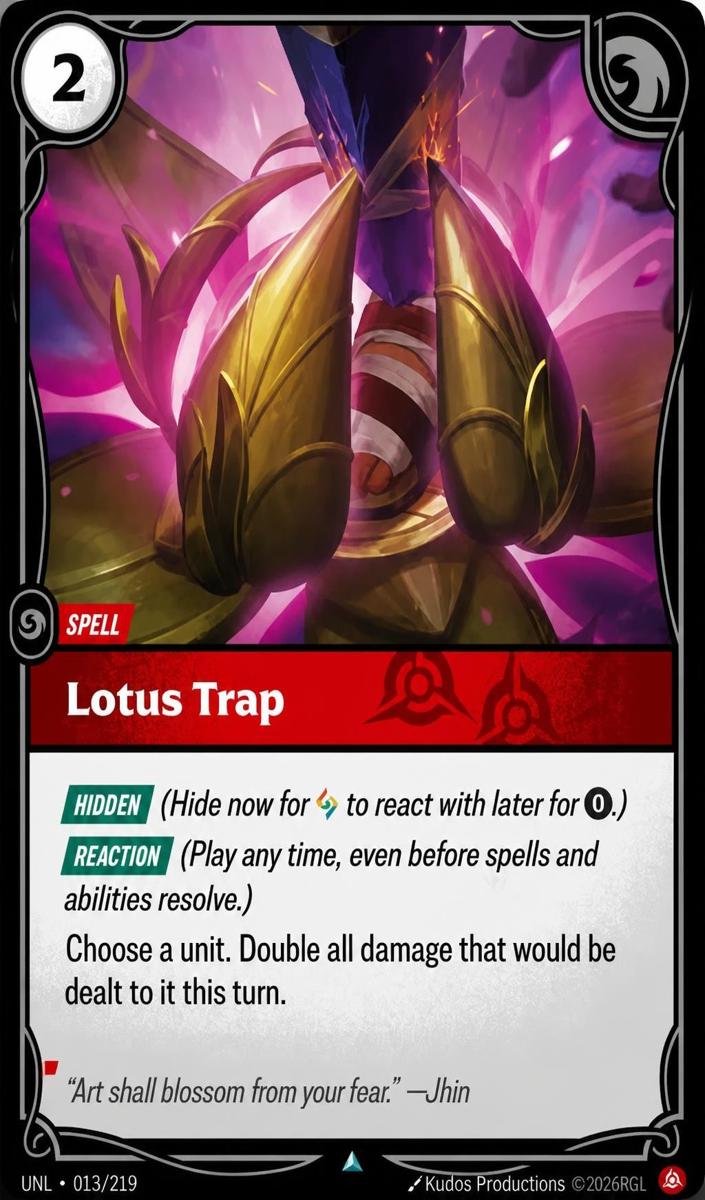 2026 Lotus Trap #13